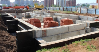 Фундаменты промышленных зданий в Арсеньеве цена от 25289 руб. -  заказать строительство фундамента промздания под стальные колонны